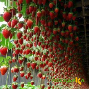 Клубника ампельная Анастасия купить по цене от 370р. в интернет-магазине «Посадика» с доставкой почтой в в Приморске и по всей России – [изображение №1].
